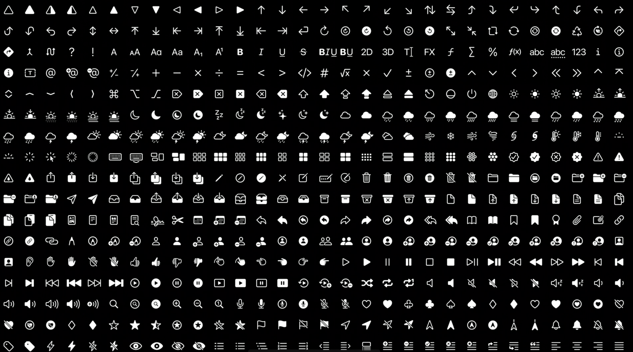 SF Symbols in iOS 13