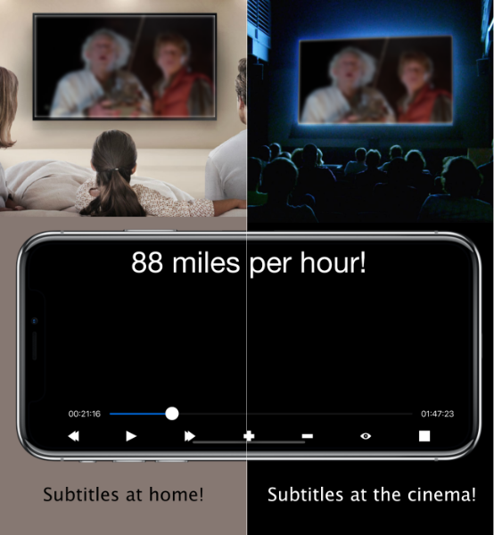 Subtitles Viewer — cinema and home subtitles on a phone